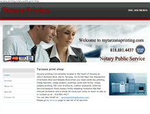 Tablet Screenshot of mytarzanaprinting.com